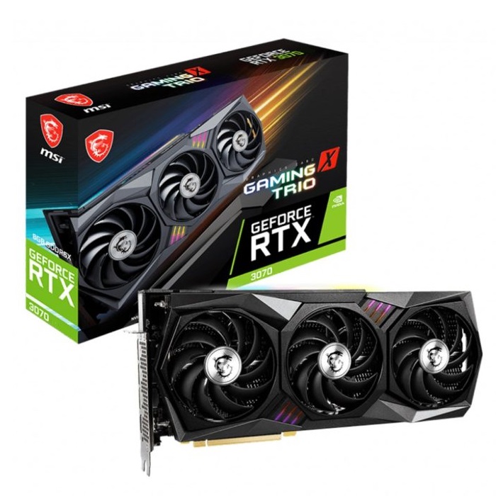 کارت گرافیک ام اس آی MSI GeForce RTX 3070 GAMING X TRIO 8GB