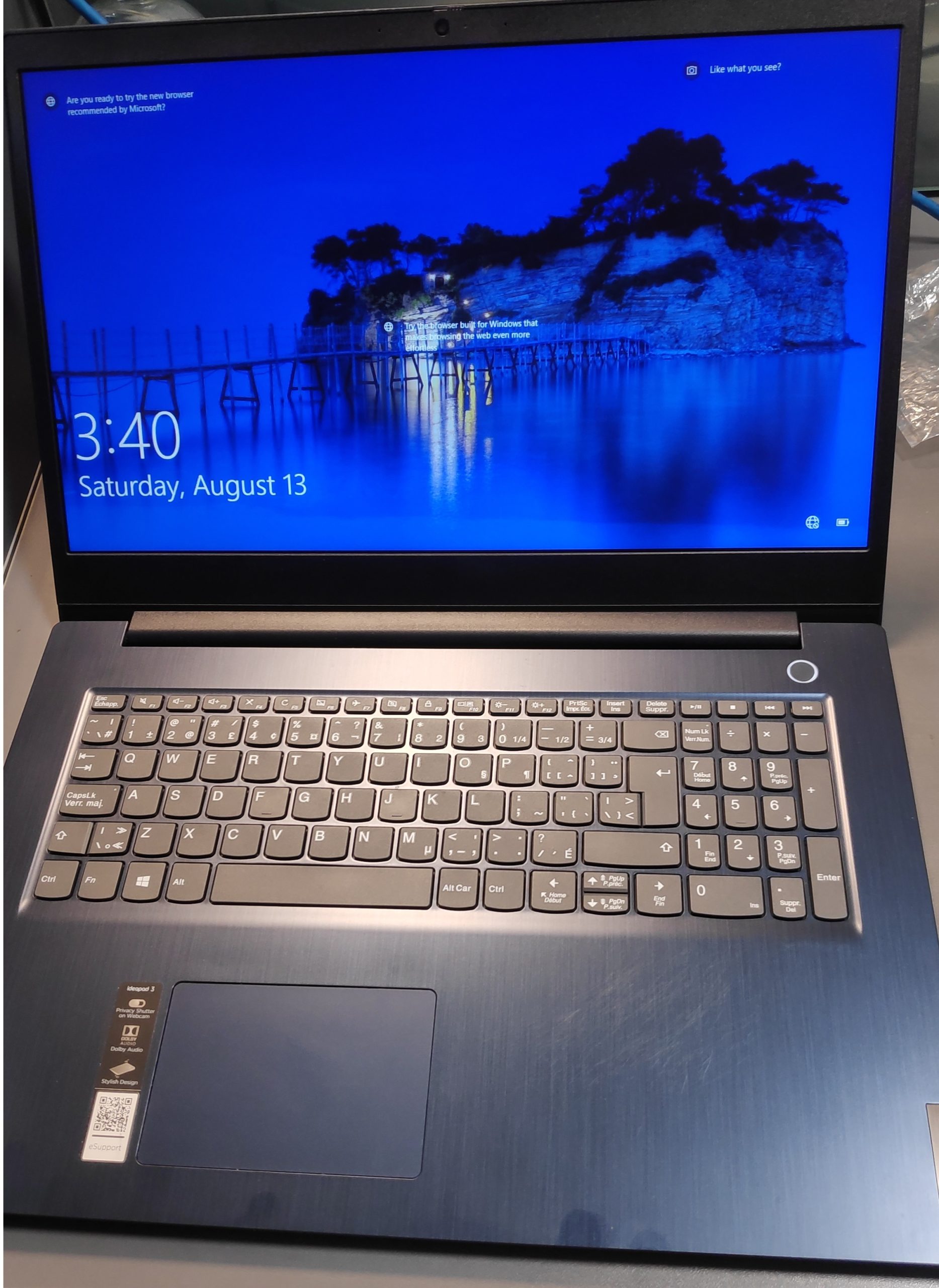لپتاپ لنوو (Core i5/Intel UHD) Lenovo IdeaPad 3 17IIL05