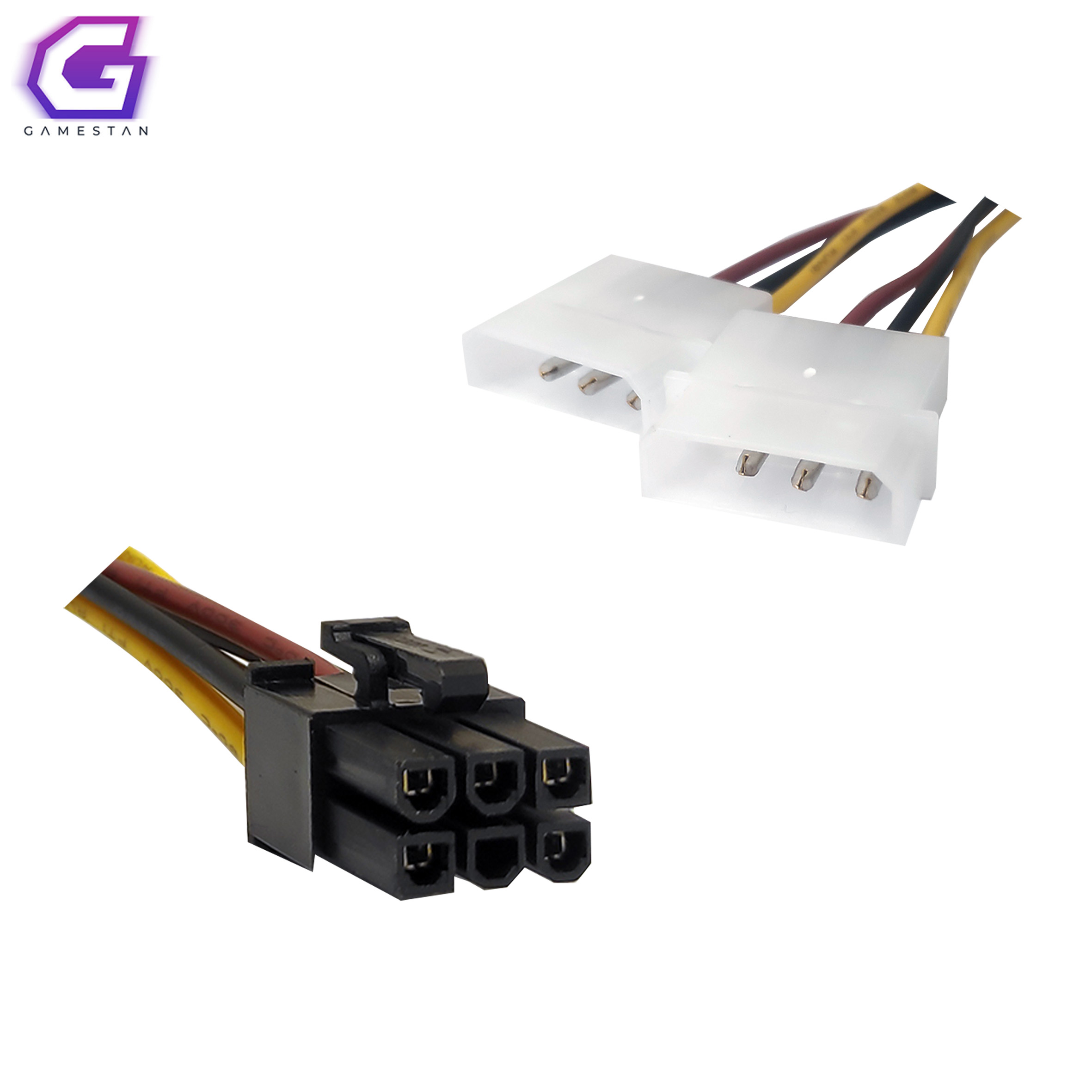 تبدیل برق 6 پین کارت گرافیک از دو مولکس (Molex) — تصویر ۴