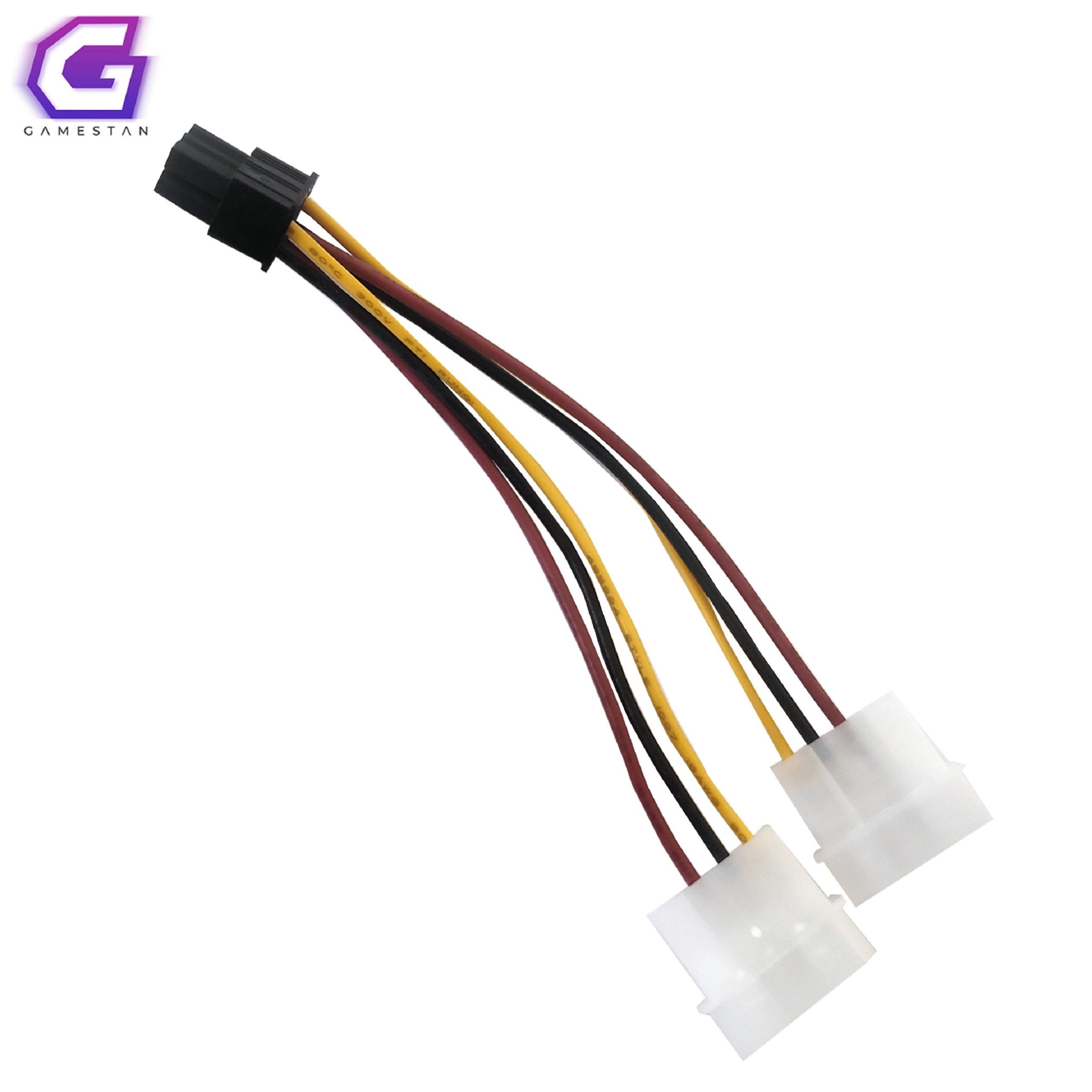 تبدیل برق 6 پین کارت گرافیک از دو مولکس (Molex) — تصویر ۳