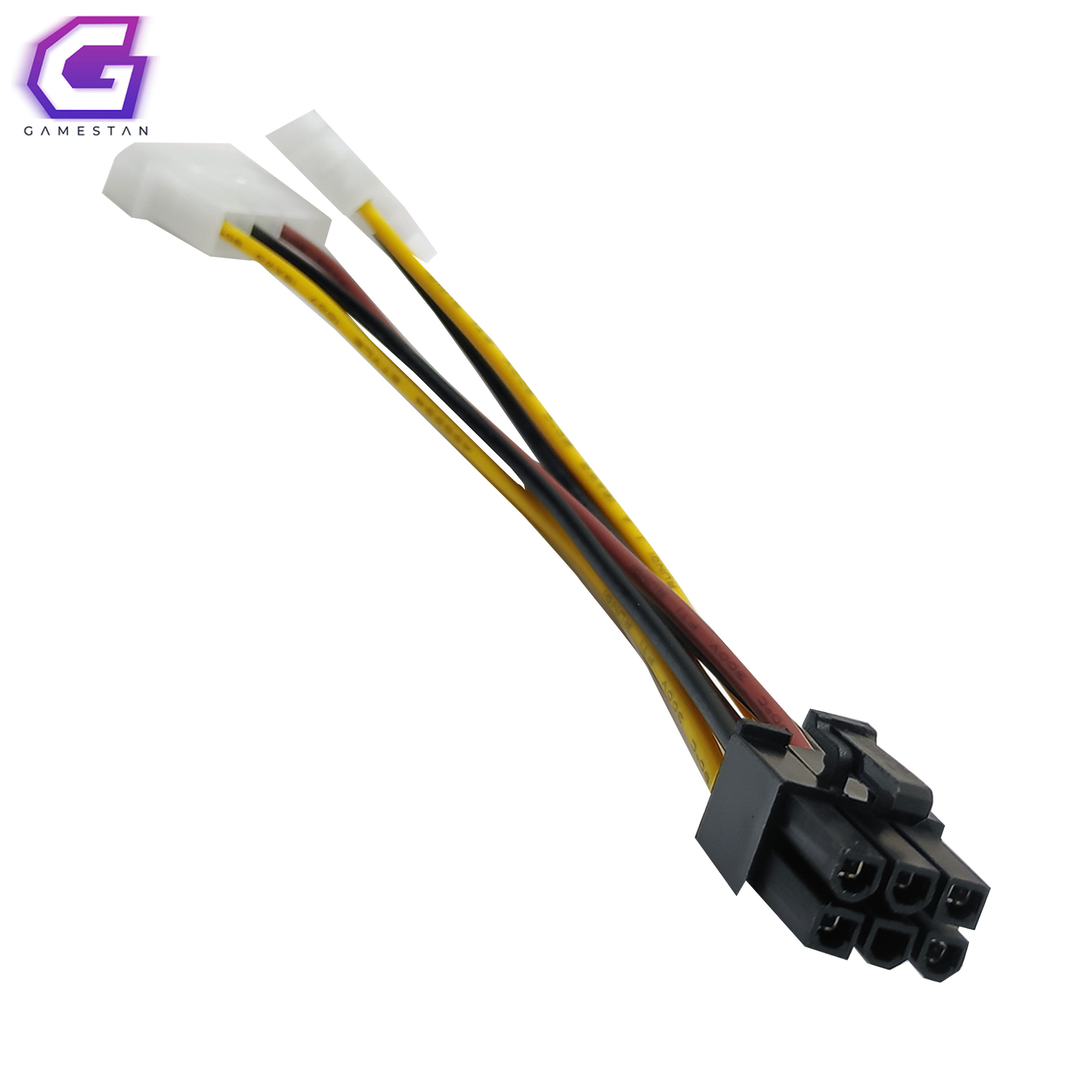 تبدیل برق 6 پین کارت گرافیک از دو مولکس (Molex)