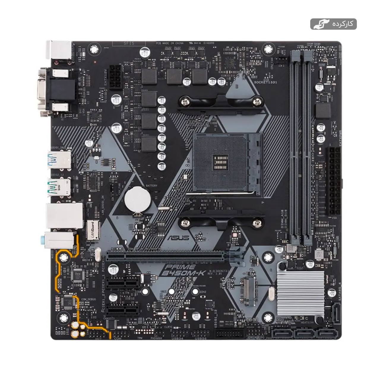 مادربرد ایسوس ASUS PRIME B450M-K – کار کرده