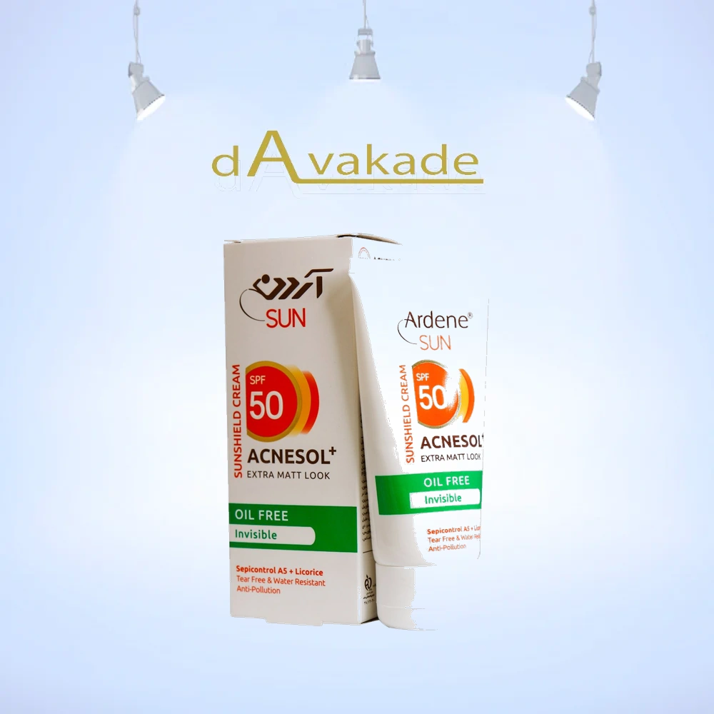 ژل ضد آفتاب دوفاز هیدروالکلی SPF50 فاقد چربی بدون رنگ آردن سولار ardene آردن SOLA — تصویر ۲