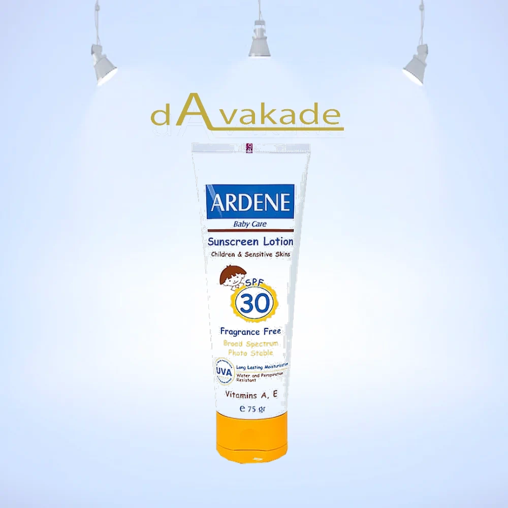 لوسیون ضد آفتاب SPF30 مخصوص پوست کودکان آردن ardene آردن