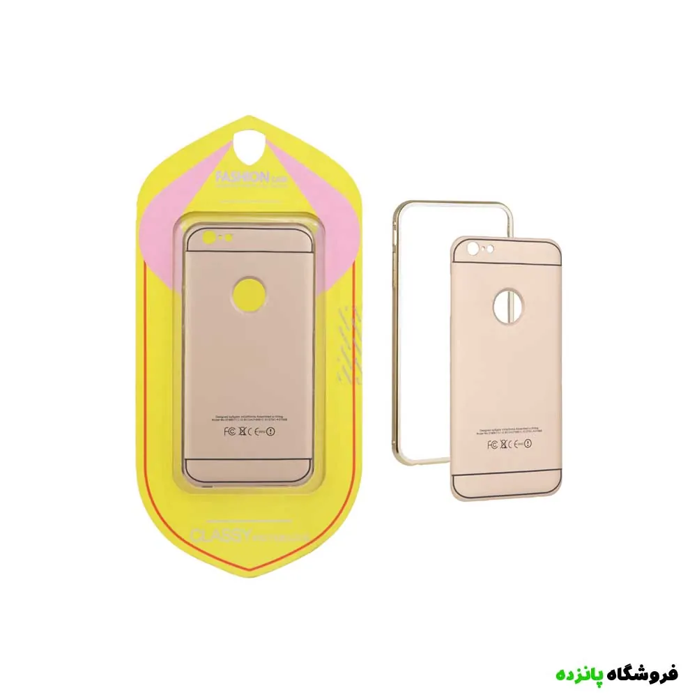 قاب Fashion Case دور بامپر آلومینیومی iPhone 6 Plus – طلایی
