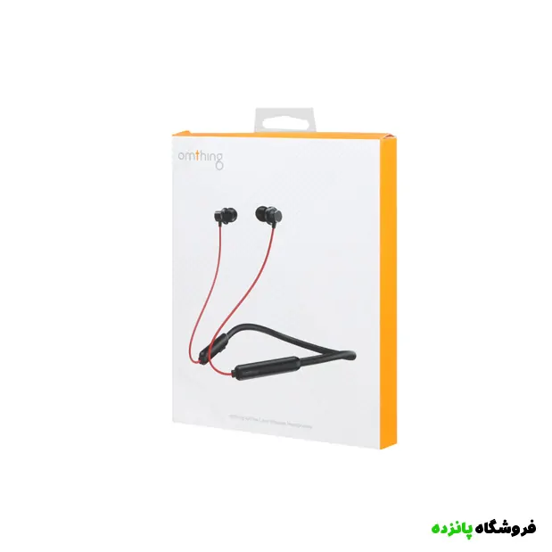 هندزفری گردنی omthing AirFree Lace مدل EO008 – قرمز — تصویر ۳