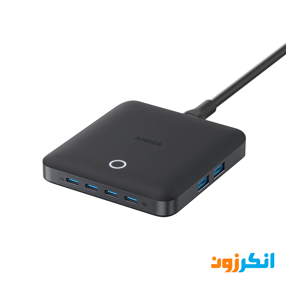 شارژر رومیزی 130 وات انکر با 6 پورت خروجی مدل A2155