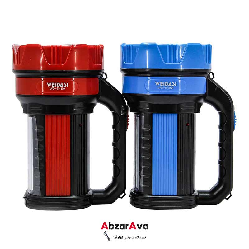نورافکن دستی ویداسی WD-545A weidasi بدنه ای محکم از جنس ABS — تصویر ۶