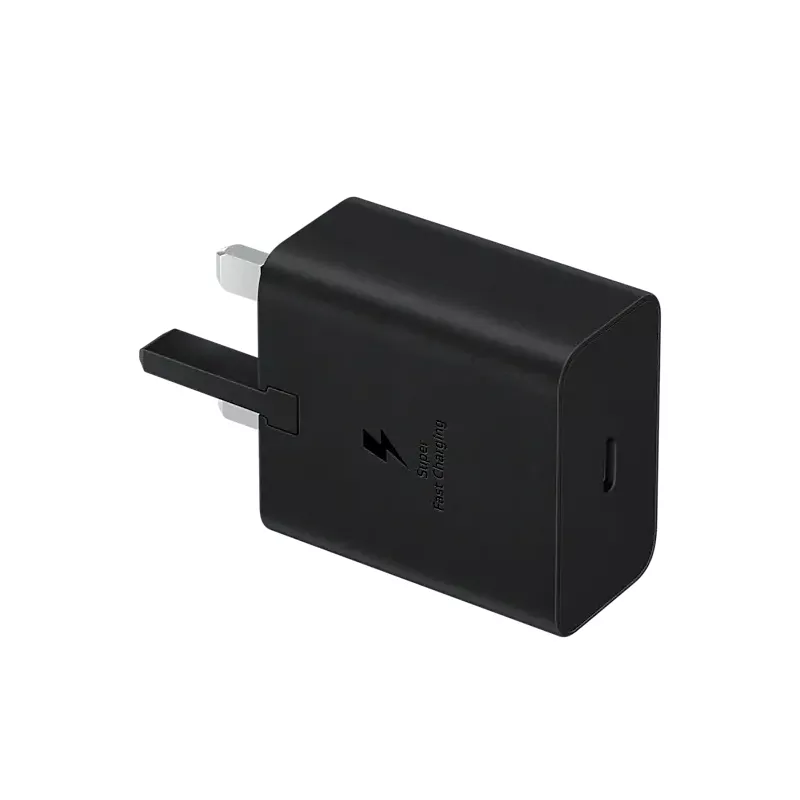 شارژر سامسونگ تایپ-سی سه‌پین اصلی 45 وات – fast charge