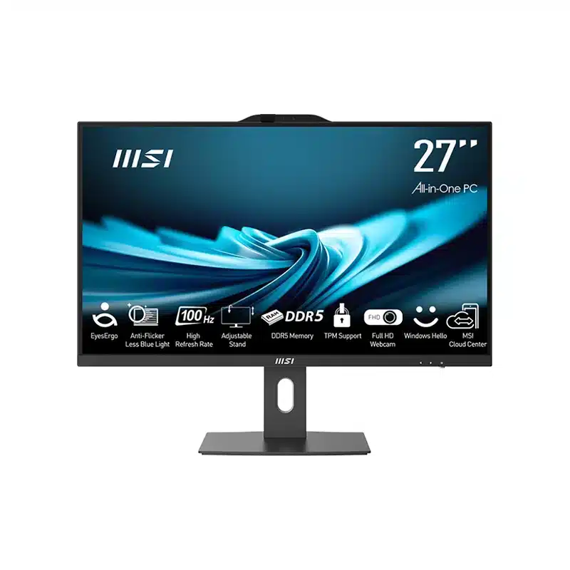 کامپیوتر آلاینوان 27 اینچ MSI PRO AP272P 14M i5 14400 16GB DDR5 1TB M.2 – آکبند و پلمپ