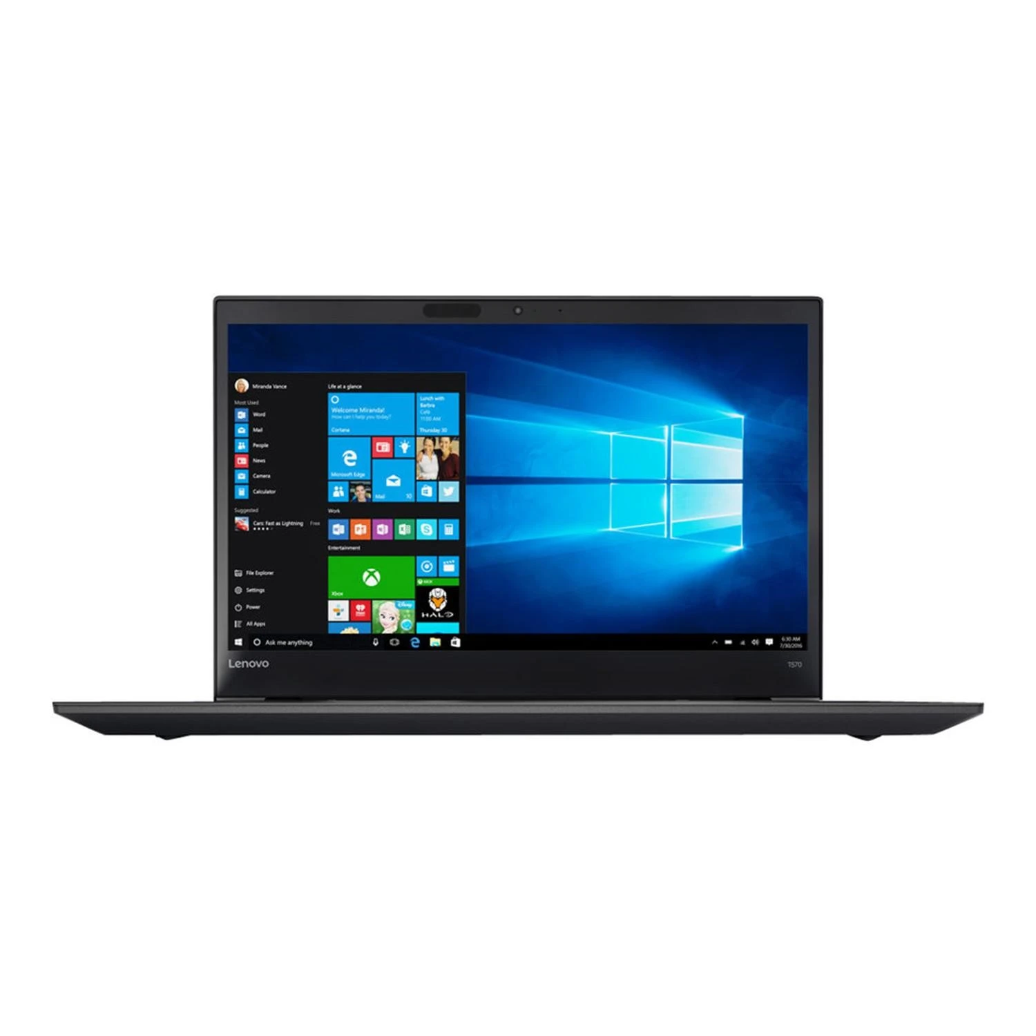 لپ تاپ Lenovo ThinkPad T570 استوک Core i5 7300U 8GB Ram 256GB SSD