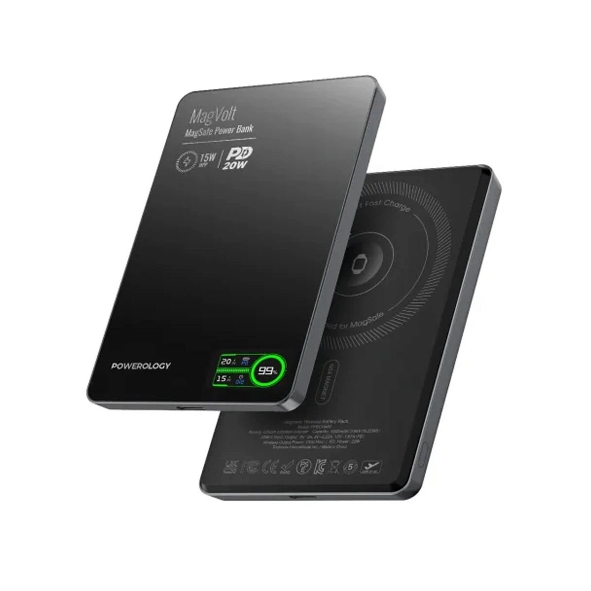 پاوربانک MagVolt 5000mAh Magnetic پاورولوجی