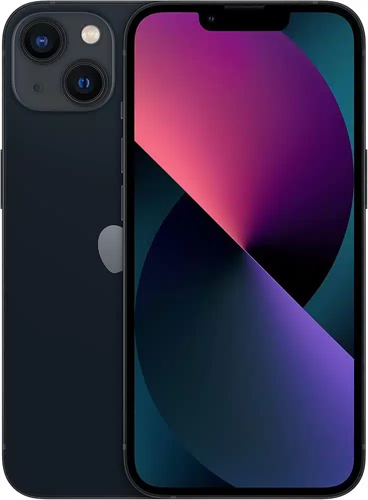گوشی اپل iPhone 13 Normal مشکی | 256 گیگابایت دو سیم رجیستر باتری 83 (استوک جعبه اصلی)
