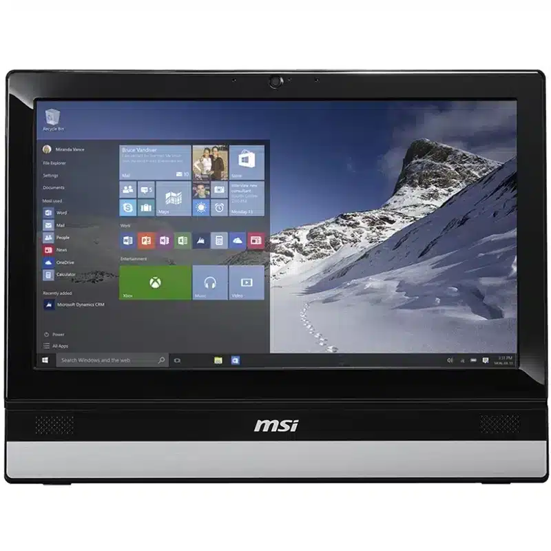آل این وان لمسی 19.5 اینچ MSI استوک مدل Adora 20 2M i3 4100 8GB 256GB SSD