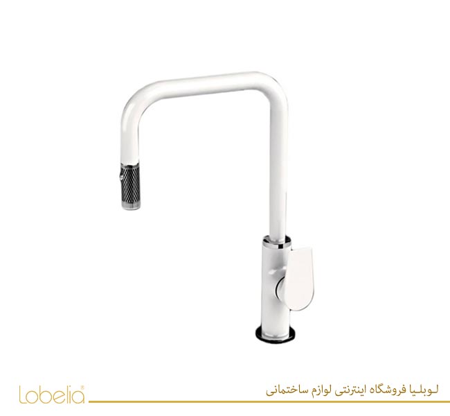 شیر ظرفشویی شلنگدار مدل ورونا سفید کی دبلیوسی KWC