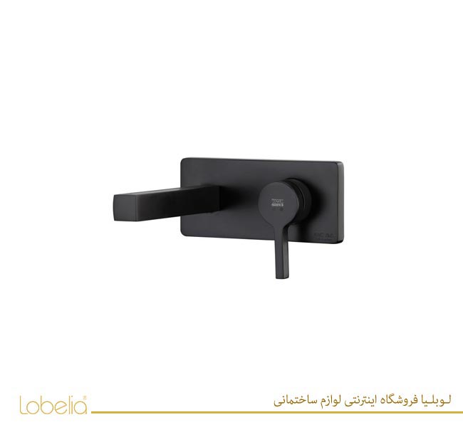 متعلقات شیر دستشویی توکار مشکی آوا kwc کی دبلیوسی