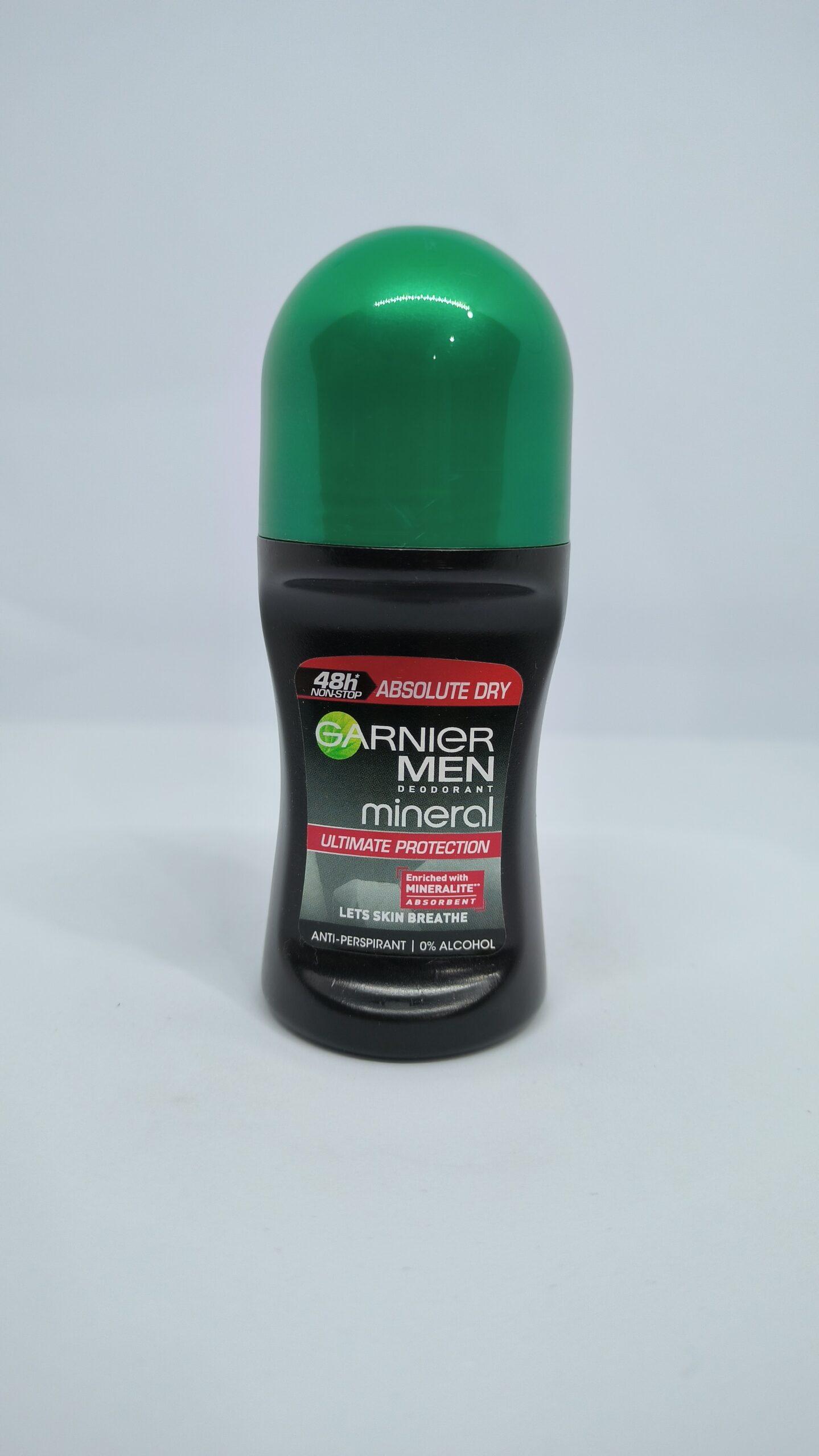 مام رول ضد تعریق مردانه گارنیر GARNIER مدل Ultimate Protection حجم 50 میل