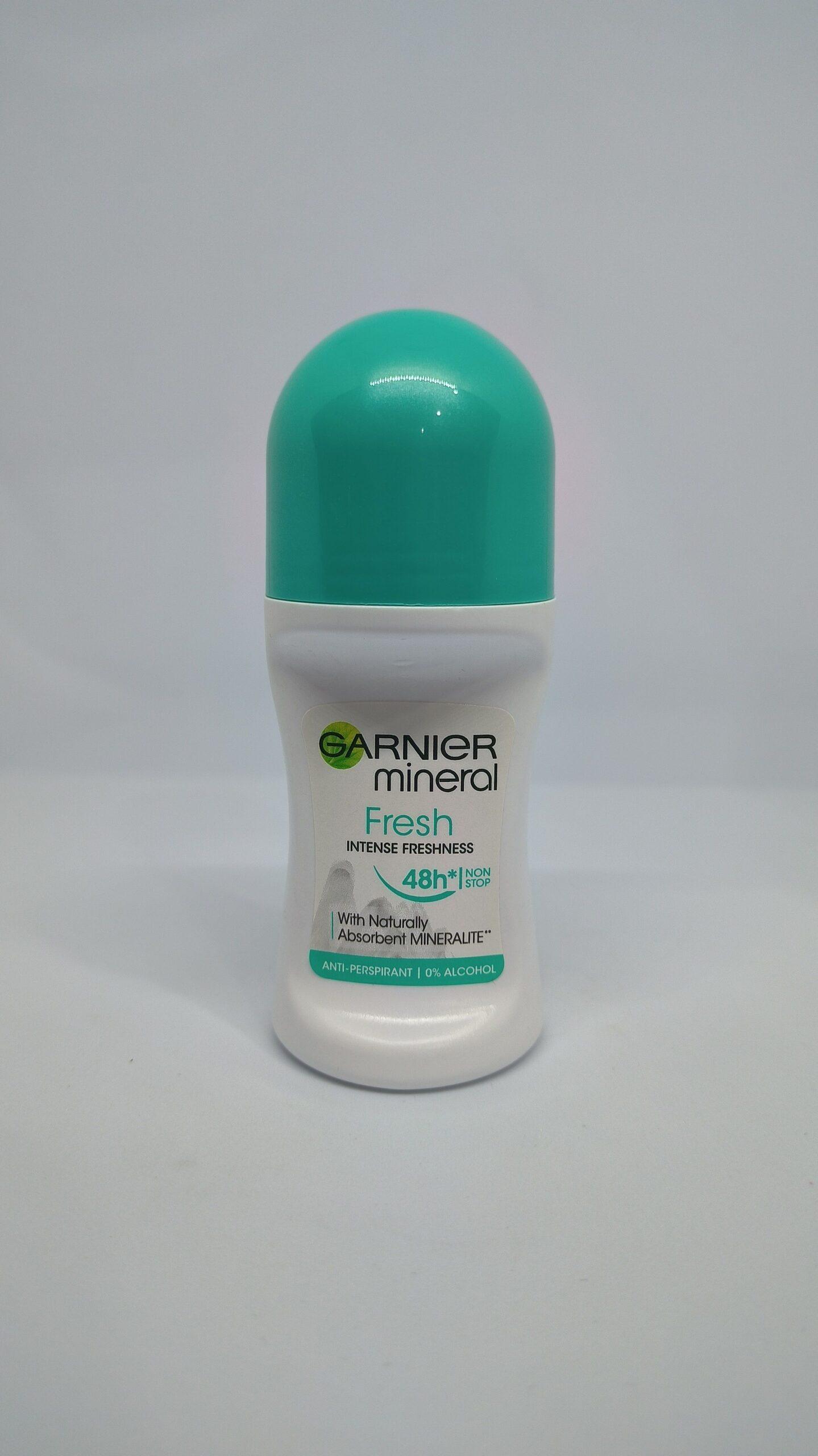 مام رول ضد تعریق زنانه گارنیر GARNIER مدل Fresh حجم 50 میل