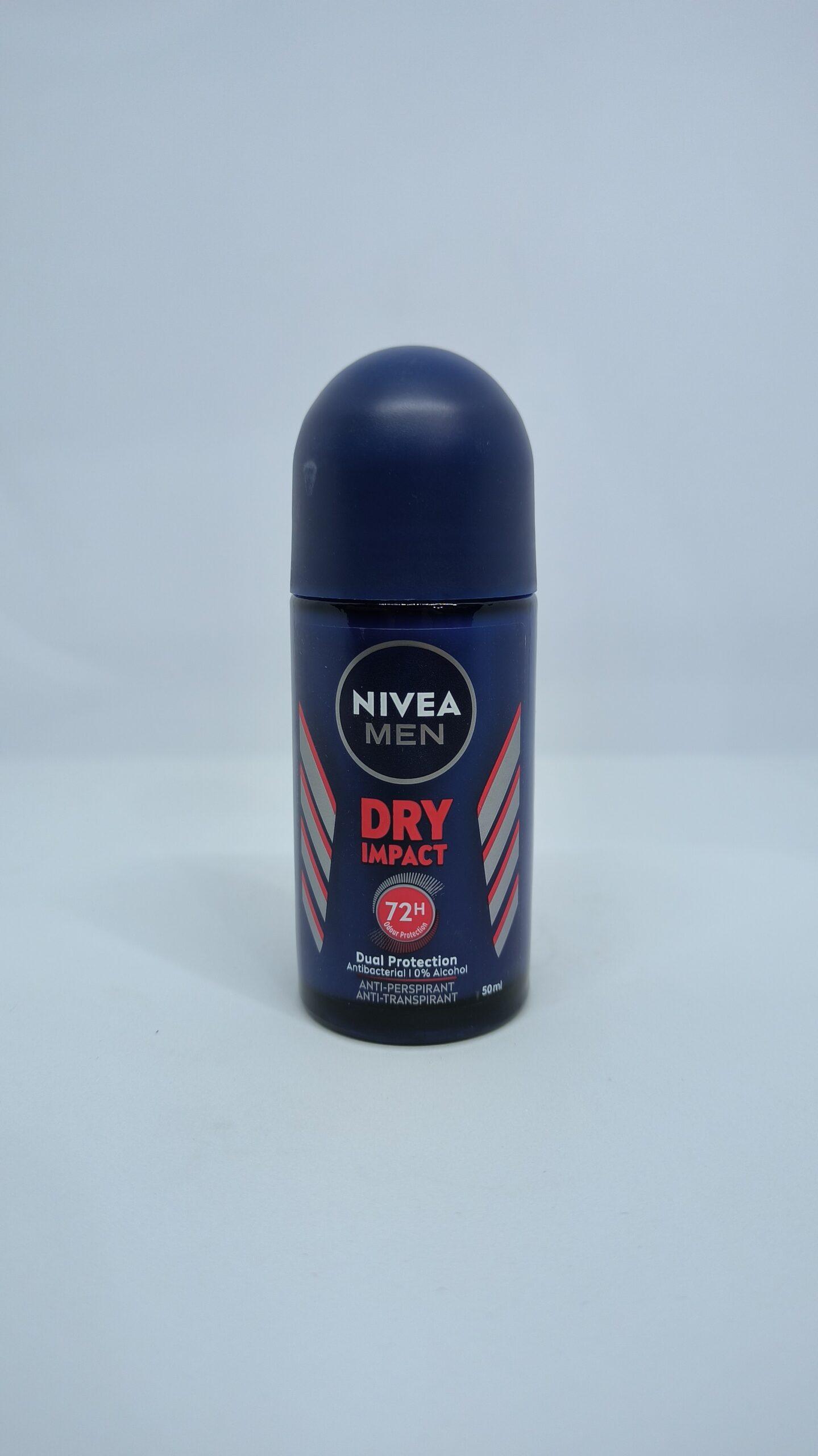 مام رول ضد تعریق مردانه نیوآ NIVEA مدل Dry Impact 72H حجم 50 میلی