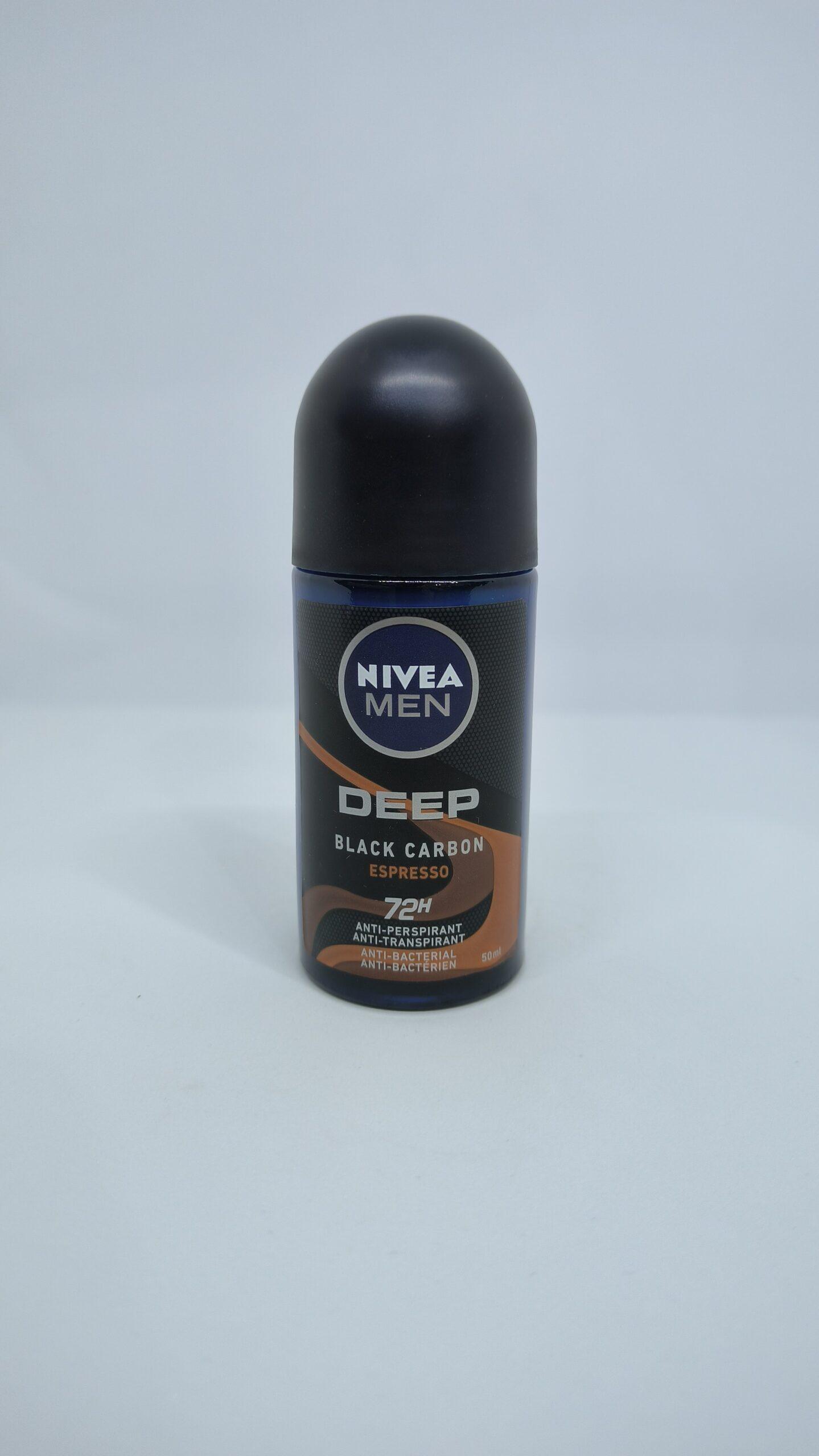 مام رول ضد تعریق مردانه نیوآ NIVEA مدل Black Carbon espersso حجم 50 میلی