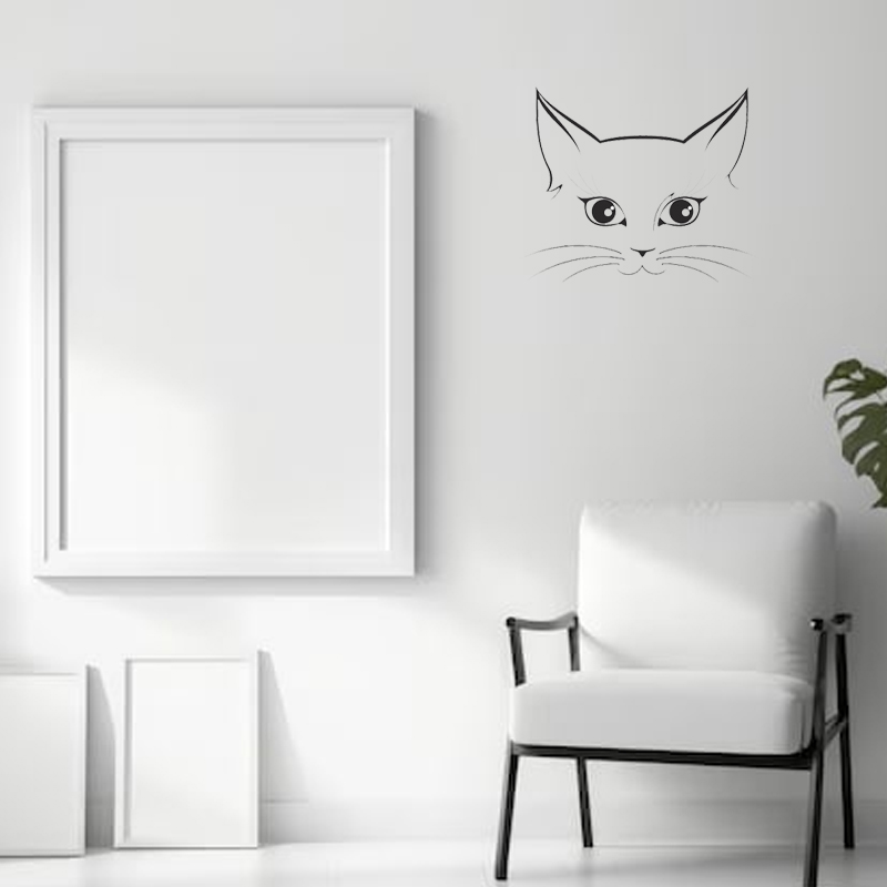 برچسب طرح گربه کد 2694 — تصویر ۵