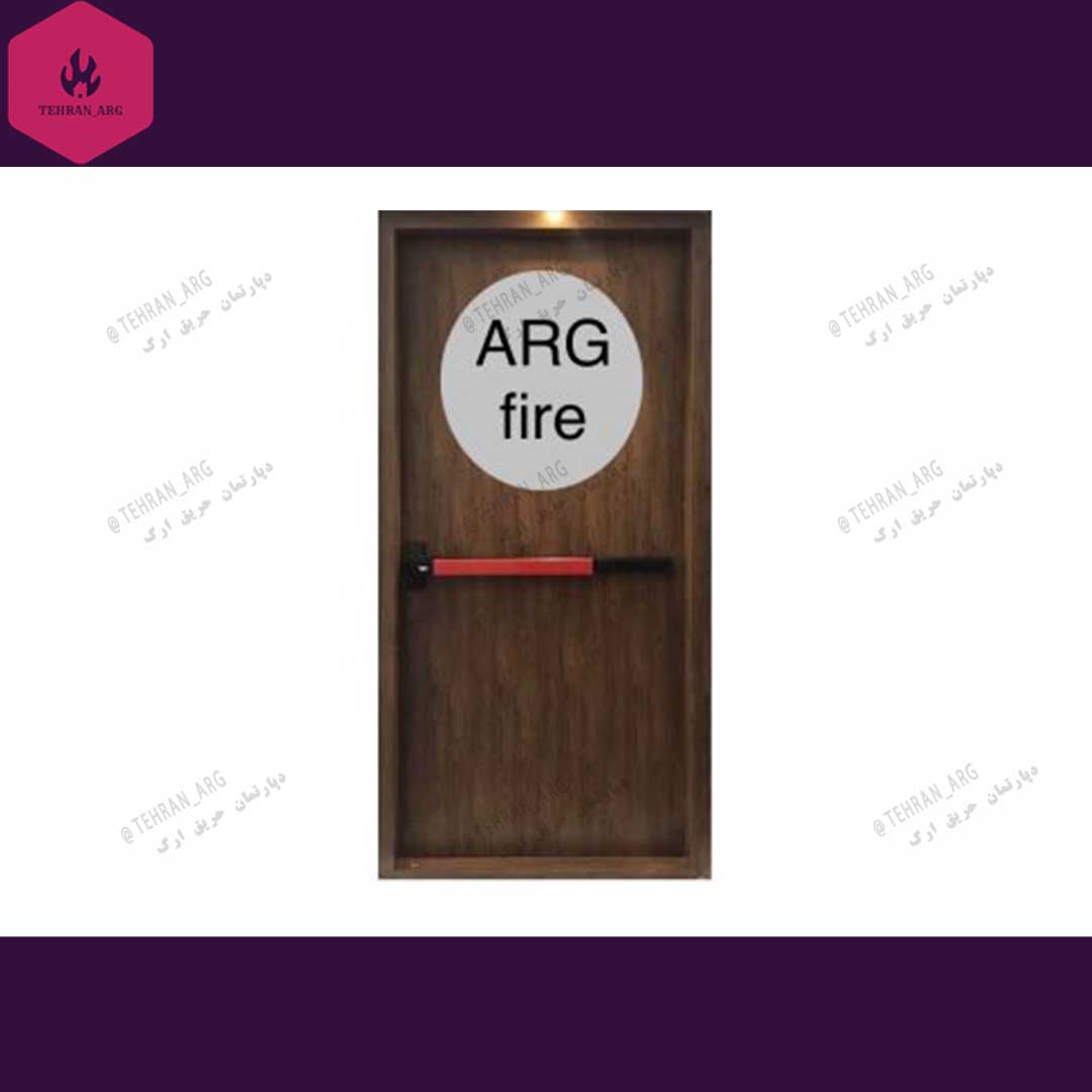 درب ضد حریق طرح چوب مدل kara دارای تأییدیه آتشنشانی — تصویر ۲