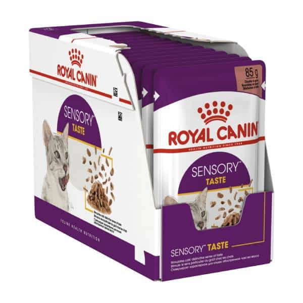 پوچ گربه بد غذا سنسوری تیست رویال کنین _ 85 گرم – Royal Canin Sensory Taste Pouch