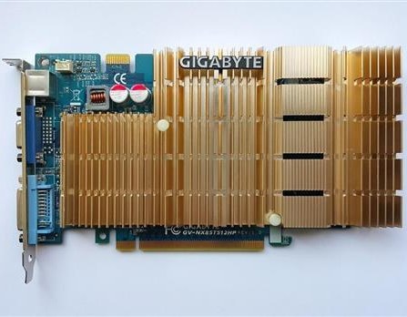کارت گرافیک Gigabyte Nvidia GeForce 8500 GTPCI-E Graphics Card- GV-NX85T512HP REV1.2 512MB DDR2 128bit کارکرده