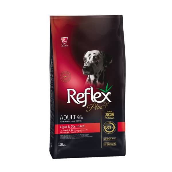 غذای رفلکس سگ عقیم شده با طعم بره و برنج _ 15kg – Reflex Sterilized Lamb &amp; Rice Dog Food