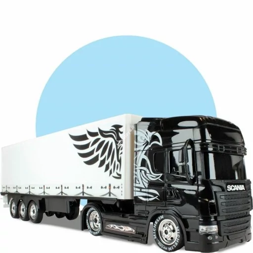 اسباب بازی تریلی اسکانیا SCANIA مای توی همراه با کانتینر،تریلی ولوو VOLVO کشنده FH500 همراه با کانتینر (تخفیف ویژه)