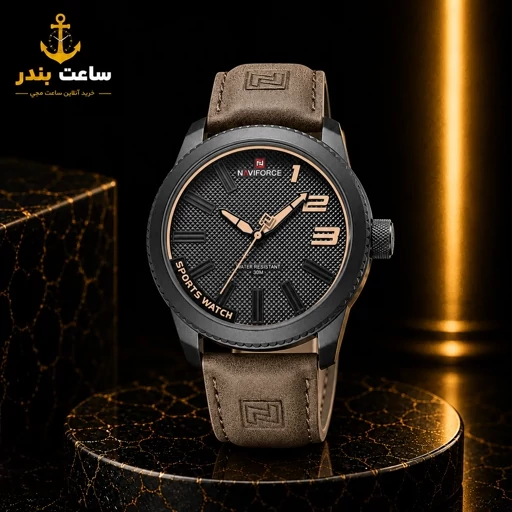 ساعت مچی مردانه نیوی فورس Naviforce NF 9202l B/Y/BN