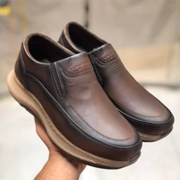 کفش چرم مردانه مدل رونیکس سوخته(15) — تصویر ۳
