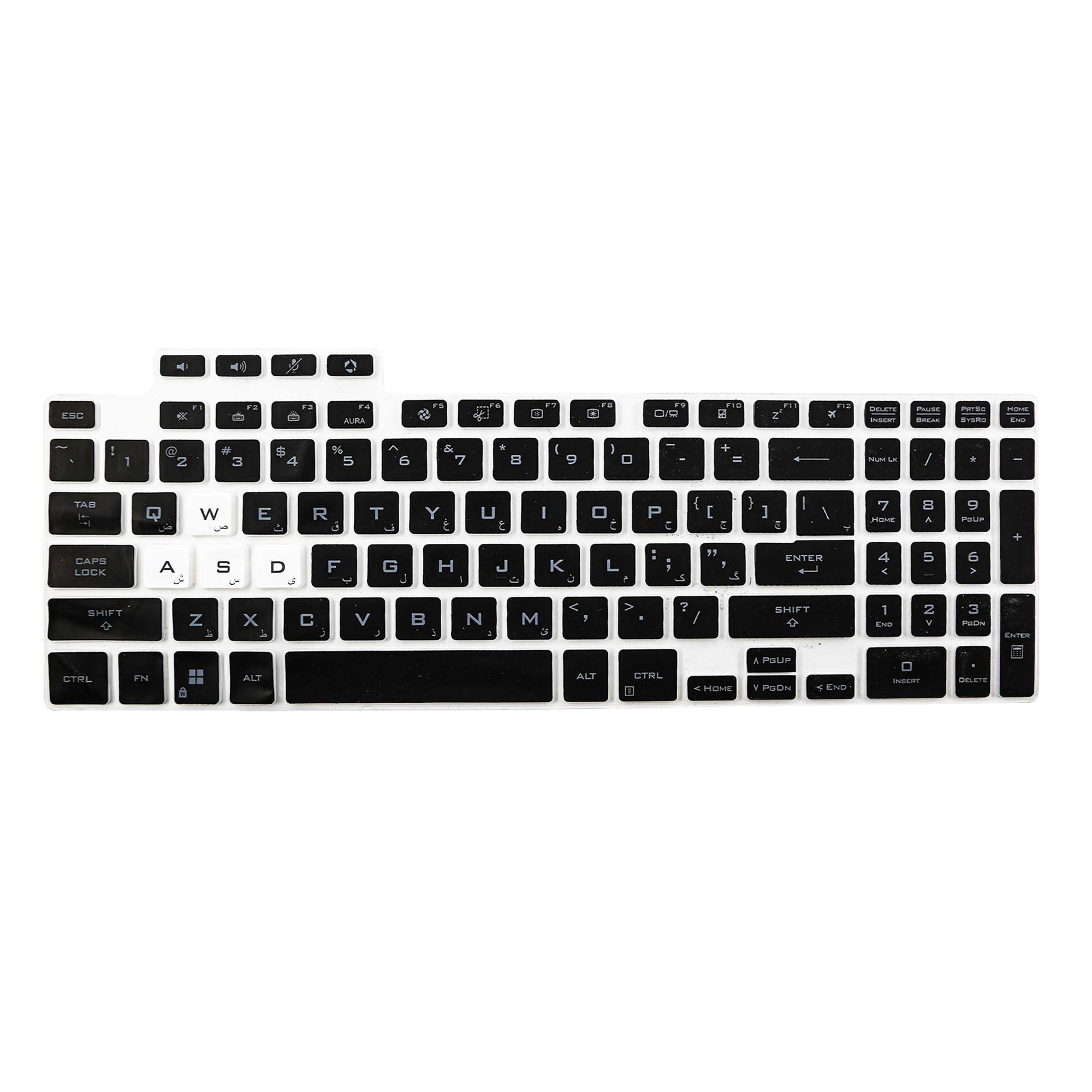 محافظ کیبورد لپ تاپ ایسوس مدل FX507/FX517 مدل 15 تا 17 اینچ