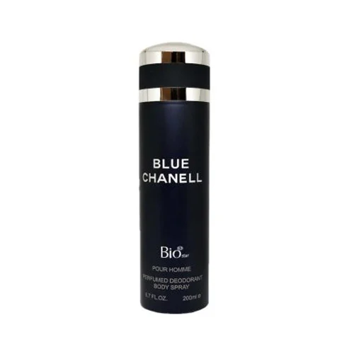 اسپری بدن مردانه بیو استار مدل Blue Chanel حجم 200 میلی لیتر