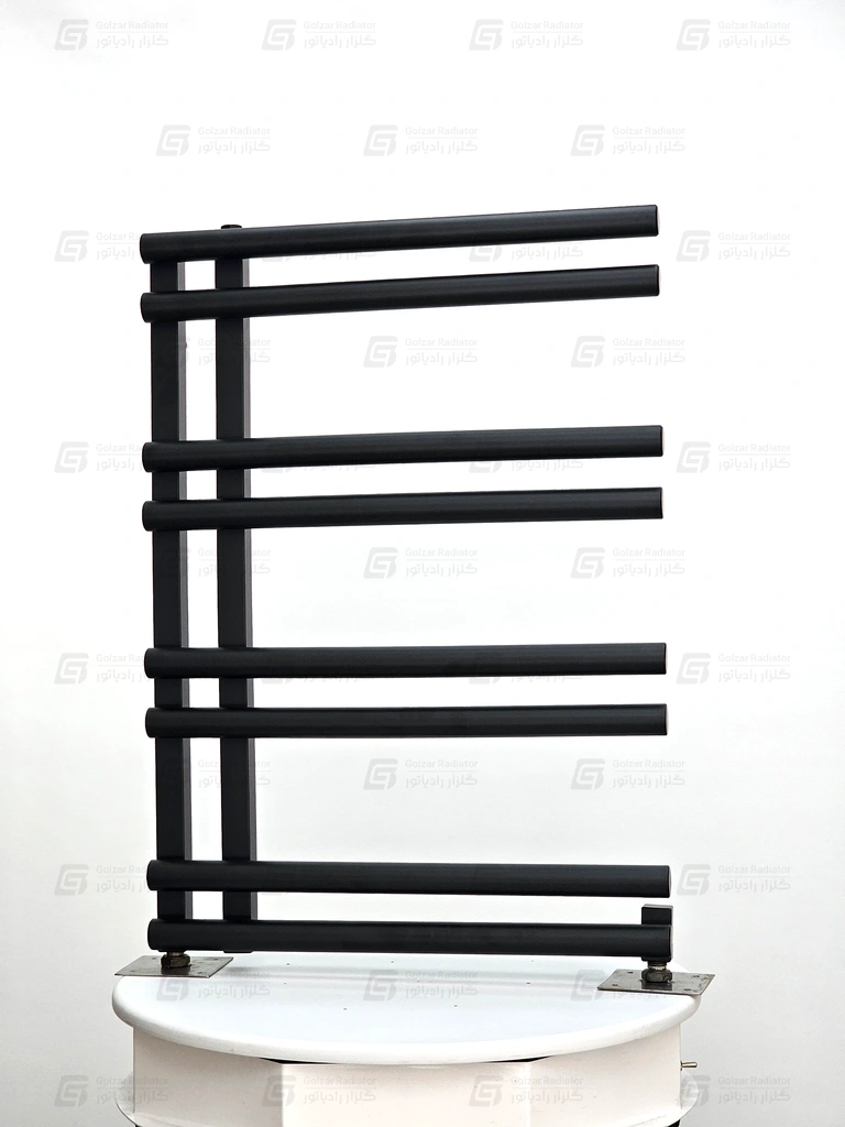 حوله خشک کن استیل مدل سهند لوله ای ابعاد 55×80 سانتی متر