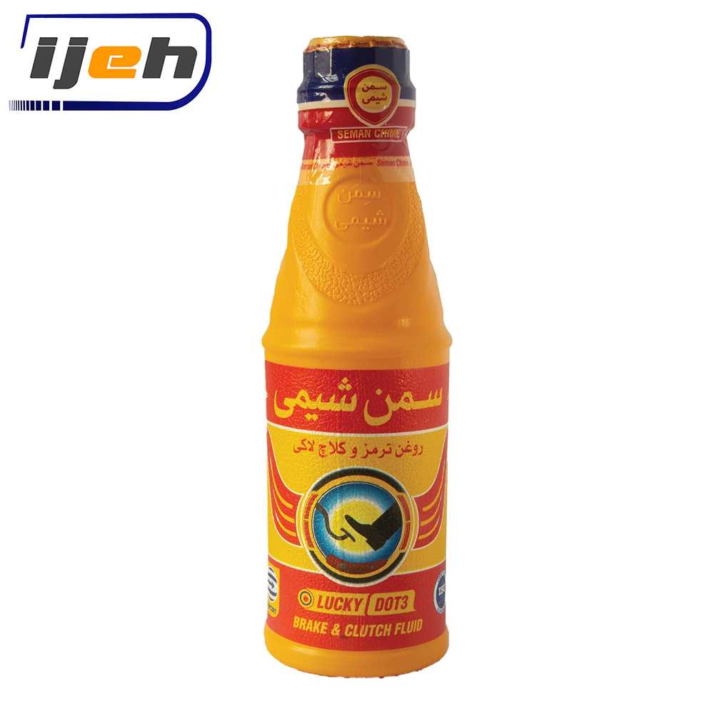 روغن ترمز و کلاچ لاکی سمن شیمی DOT3 حجم 250ml