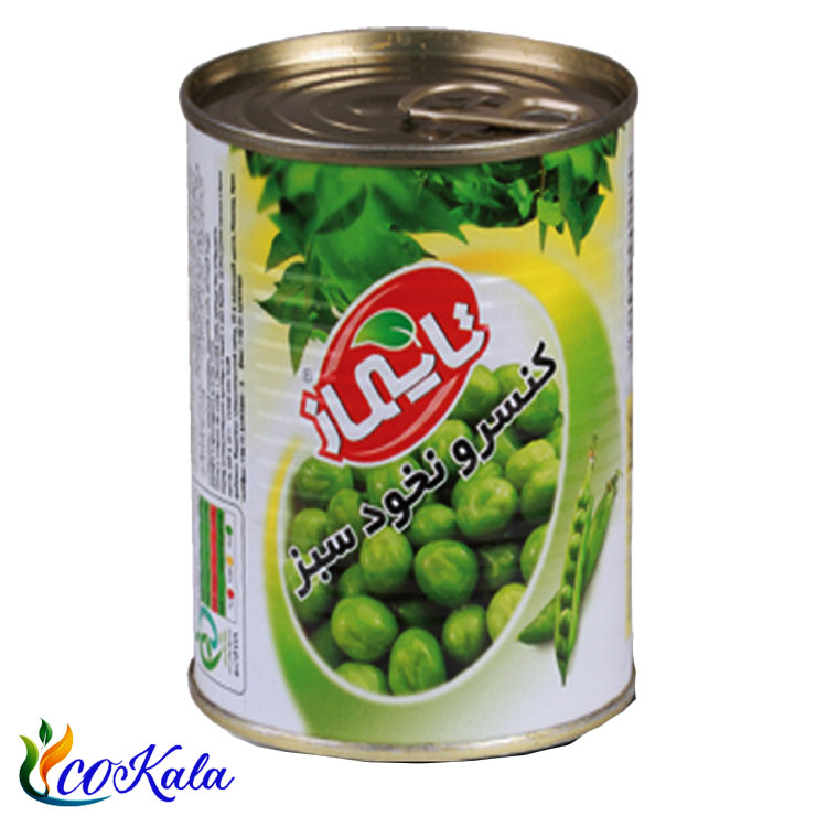 کنسرو نخود فرنگی تایماز 370 گرمی — تصویر ۲