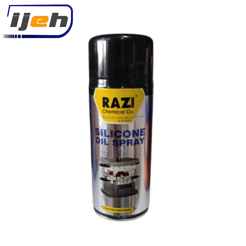 اسپری روغن سیلیکون و جداکننده قالب رازی – Razi Silicone Oil Spray 400ml — تصویر ۲