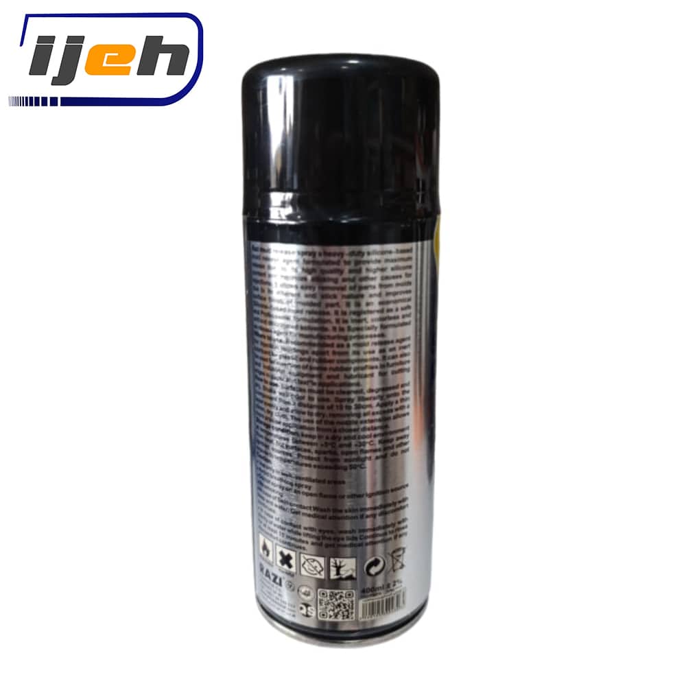 اسپری روغن سیلیکون و جداکننده قالب رازی – Razi Silicone Oil Spray 400ml — تصویر ۳