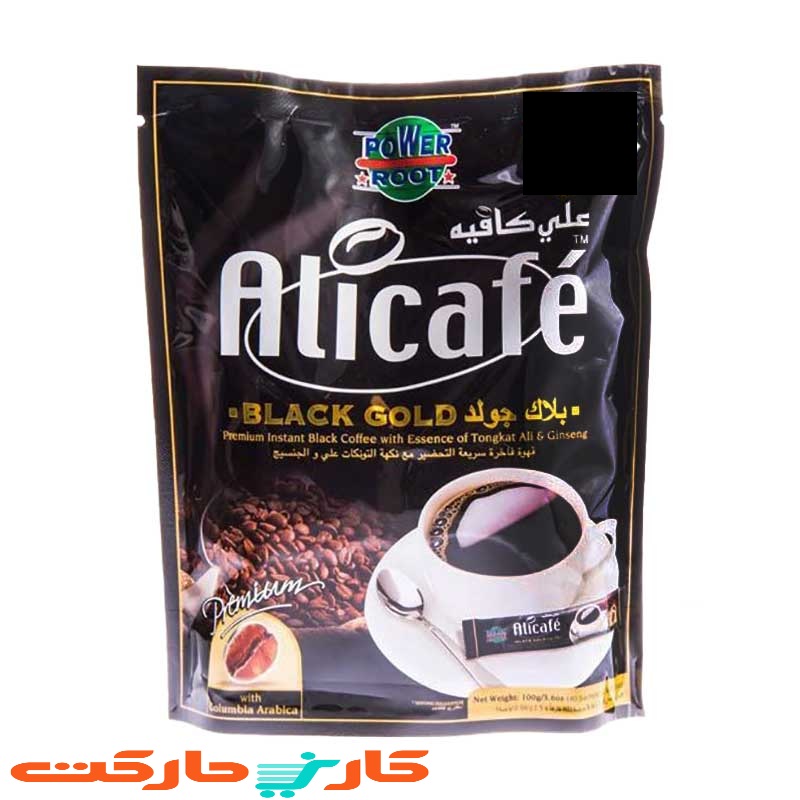 کافی میکس جینسینگ دار بلک گلد 40 عددی علی کافه (Alicafe)