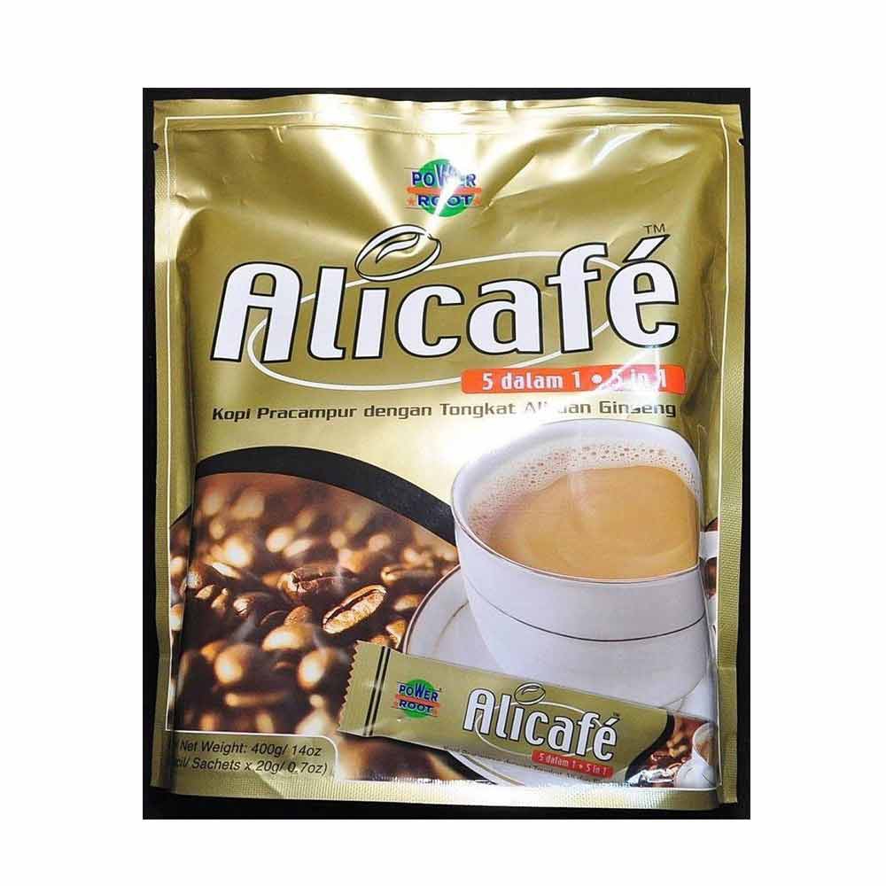 کافی میکس جینسینگ دار گلد 20 عددی علی کافه (Alicafe)