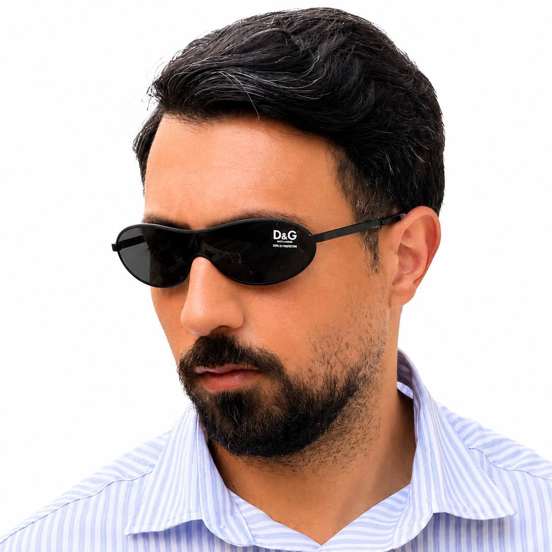 عینک آفتابی وینتیج دولچه گابانا مدل 2015 | فریم تیتانیومی مشکی ساخت ایتالیا — تصویر ۲