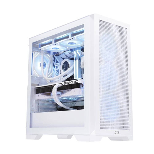 Tsco GC4510 Dragon’s Breath white Gaming Computer Case — تصویر ۳