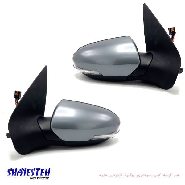 آینه برقی راهنمادار رانا پلاس با رنگ خاکستری شرکتی