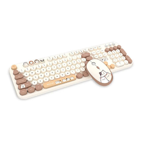 Mofii Silly Cat Wireless Keyboard and Mouse — تصویر ۵