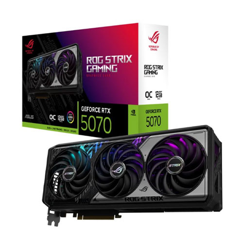 ASUS ROG Strix GeForce RTX 5070 12GB GDDR7 OC Edition Graphics Card