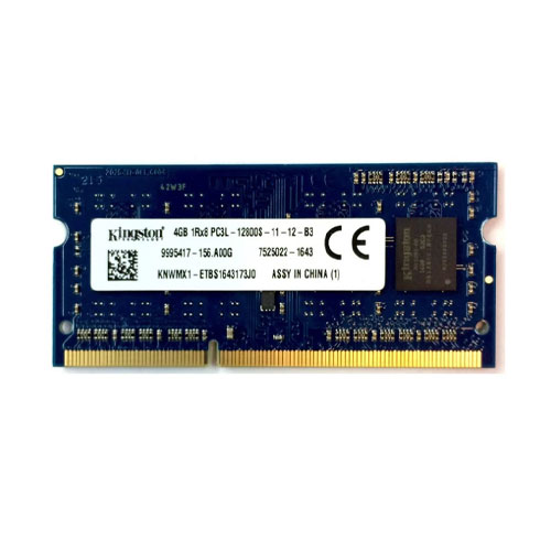 Kingston DDR3 PC3L 12800s 1600MHz 4GB RAM LAPTOP