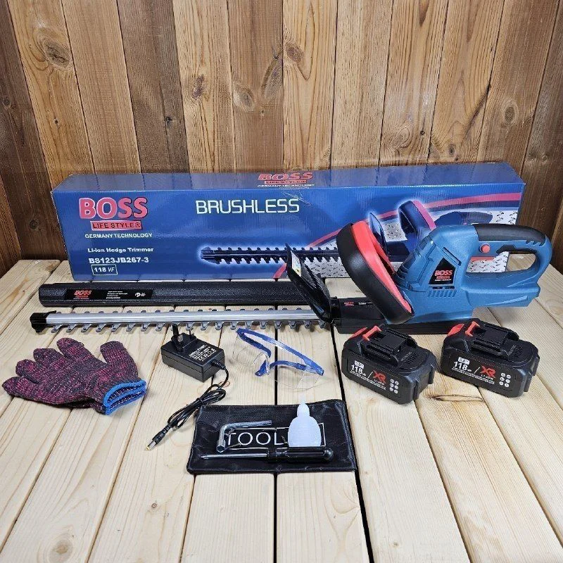 شمشاد زن شارژی 118 ولت 50 سانتی باس مدل BS-TRIMMER