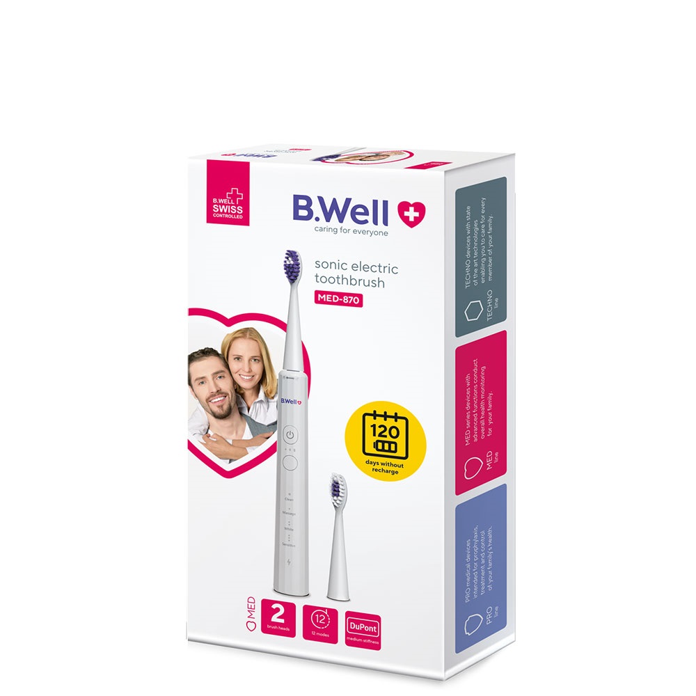 مسواک برقی بی ول مدل B.Well Med870 — تصویر ۴