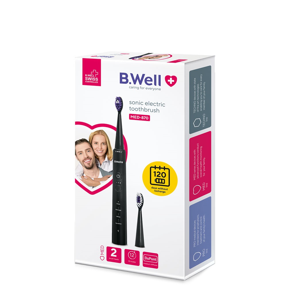 مسواک برقی بی ول مدل B.Well Med870 — تصویر ۵